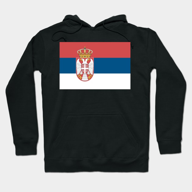 Serbia Hoodie by Wickedcartoons